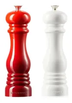 Comprar Kit Moedores Sal E Pimenta 21cm Branco E Vermelho Le Creuset