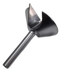 2 Fresa 45 Graus Invertida P/ Tupia Puxador Cavo Haste 8mm