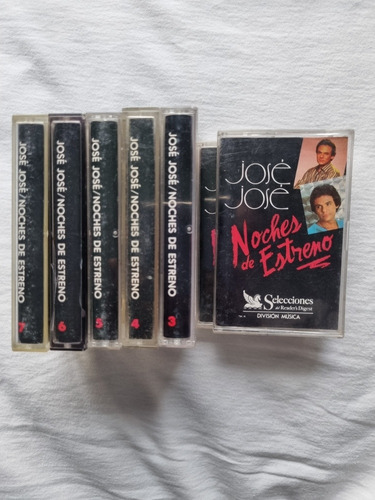 Casette José José Noches De Estreno7 Álbumes.