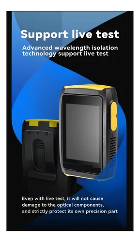 Mini Otdr Active Fiber Live Test, 1550nm 20db Reflectómetro