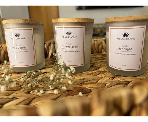 Pack 3 Velas A Elección Frailehome 150 Ml