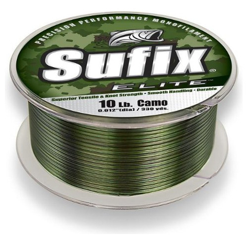 Sufix Elite Línea Pesca 12 Libras 330 Yardas