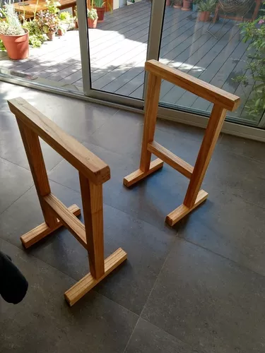 Caballetes De Madera Paraíso Para Mesa O Escritorio