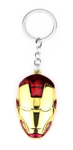 Llavero Metálico Iron Man Marvel Avengers Mano Cara