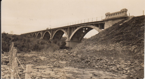 Salto Antigua Fotografia Puente Sobre El Rio Dayman Vintage