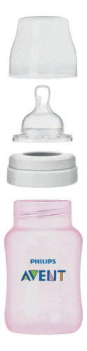 Kit de 3 biberones personalizados Avent con nombre y chupete 0-6