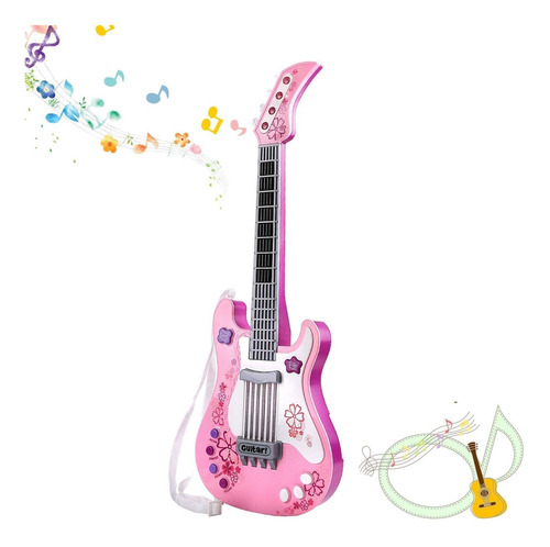 Guitarra Para Niños De Sanmersen  Para Niñas  Niños  Jugu