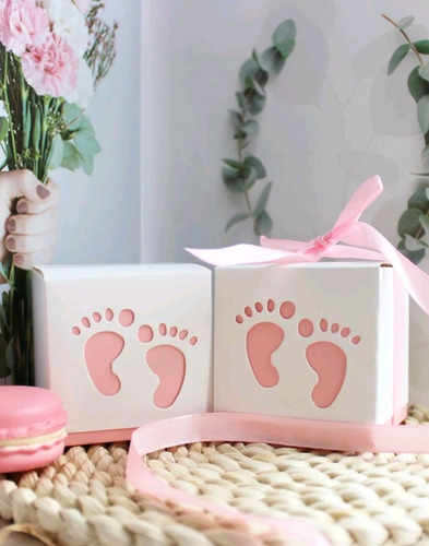 25 Cajitas  Para Recuerdo De Bautizos, Baby Shower