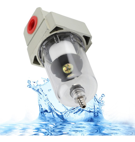 Compresor De Aire Filtro Regulador De Humedad Agua Trampa Ac