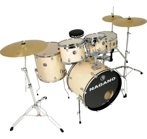 comprar Bateria Acústica Nagano Garage Fusion 20 Ferragens Banco Cor NTC