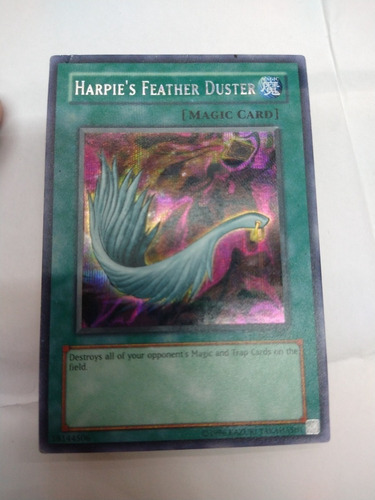 Harpie's Feather Duster Yugioh Secreto Videojuego Golpeada