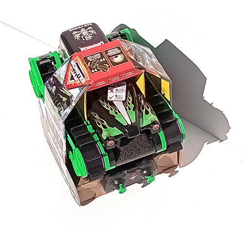 Vehículo Monster Jam Grave Digger Trax Todo Terreno Rc