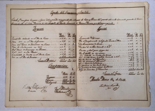 Documento Antiguo 1842 Cofradía De La Encarnación Y San Blas