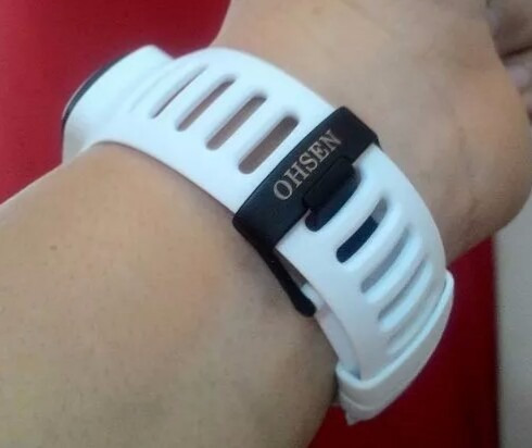 Relógio Digital Pulseira Led Pulso Masculino Feminino-branco