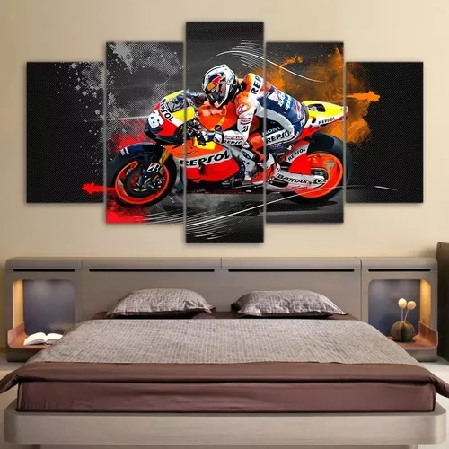 Quadro decorativo A3 Moto esportiva