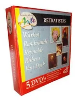 Comprar Livro Coleção Grandes Mestres Da Arte Retratistas 5 Dvds + L