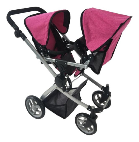 Coche Muñeca Reversible, Doble Mellizos Plegable Bestoys