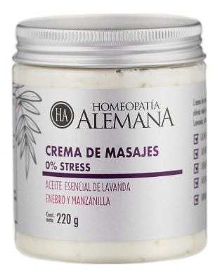 Crema Masajes 0% Stress