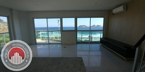 Imagem 11 de 15 de Cobertura Frontal Mar Barra Da Tijuca 137m2 - Cobertura A Venda No Bairro Barra Da Tijuca - Rio De Janeiro, Rj - O-11682