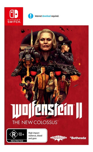 Wolfenstein 2 Para Nintendo Switch Region Europea