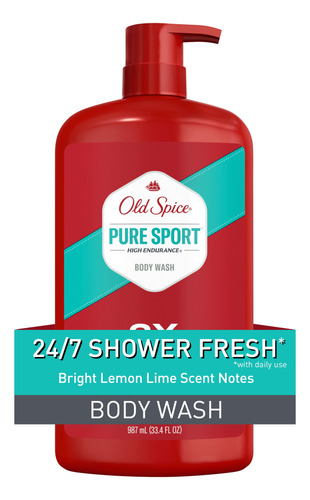 Old Spice Gel De Baño De Alta Resistencia Para Hombres,sport