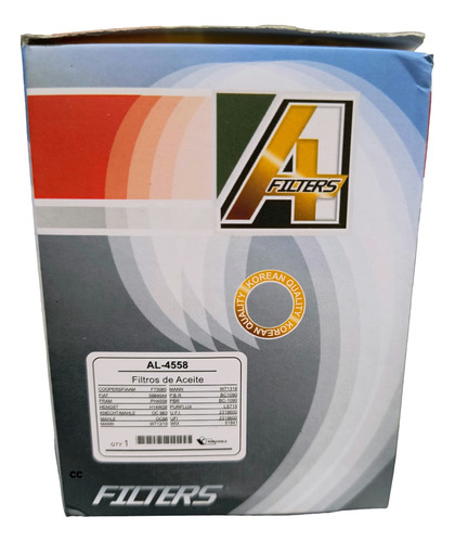 Filtro De Aceite Dodge Forza  Fiat Uno Palio Sienna Al-4558 