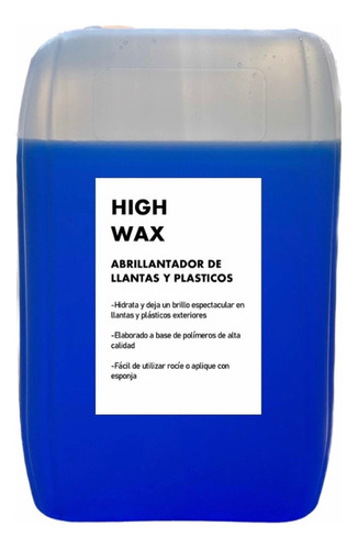 Abrillantador Para Llantas Liquido 20 Litros