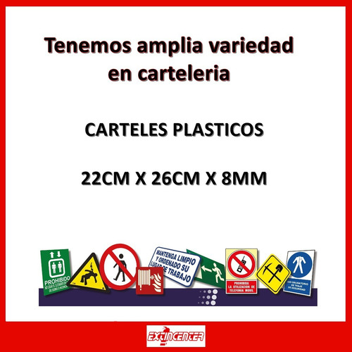 Imagen 2 de 9 de Cartel Atención Hombres Trabajando 22x26 Cm Señalización