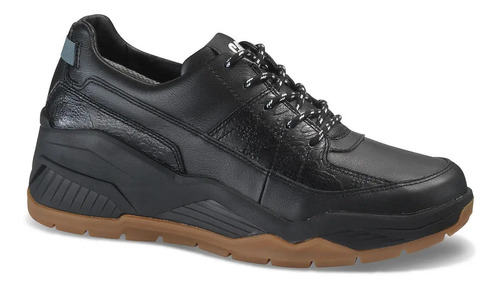 Zapatilla Cuero Mujer Watchful Negro Cat | Cuotas sin interés