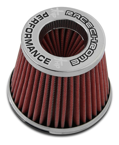 Filtro Ar Esportivo Duplo Fluxo Performance Medio Vermelho