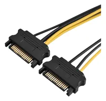 Comprar 15 Pines Doble Sata Macho A 8 Pines Hembra Pci-e Pci Express