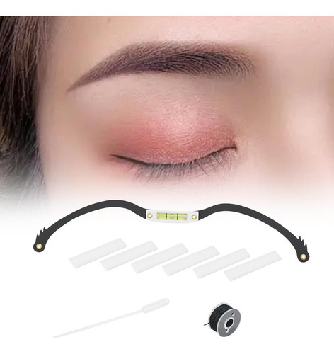 Maquillaje Permanente Arco Y Regla De Línea Negro