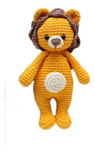 Muñeco León Tejido En Crochet, Amigurumi, Envío Gratis