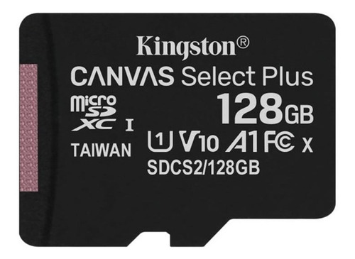 Memoria Microsd Kingston Microsdxc Clase 10 - 128gb