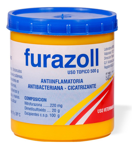 Antiinflamatorio Cicatrizante Crema Furazoll Ripoll 500g