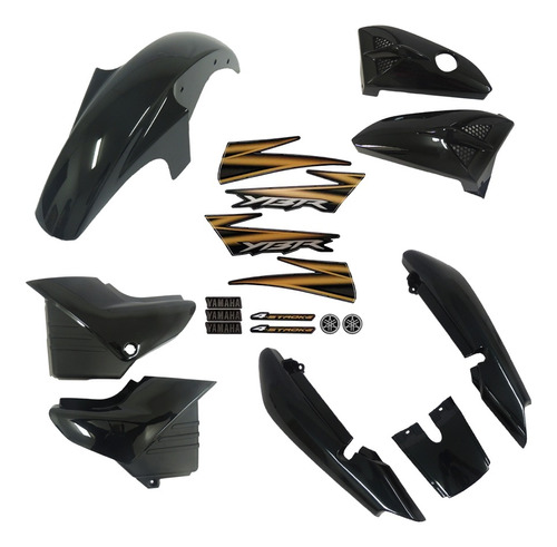 Kit Carenagem Completo Ybr 125 Ano 2004 A 2008