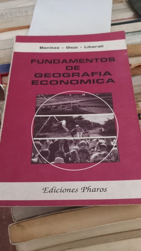 Fundamentos De Geografía Económica Benítez Gejos Liberali (Usado)