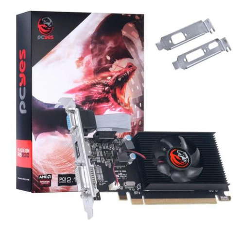 Placa De Vídeo Amd Pcyes Radeon R5 200 Series R5 230 Pa230r5