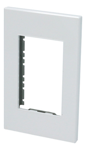 Placa 1 Módulo 1/1, Línea Premium, Color Blanco 20 Pzs