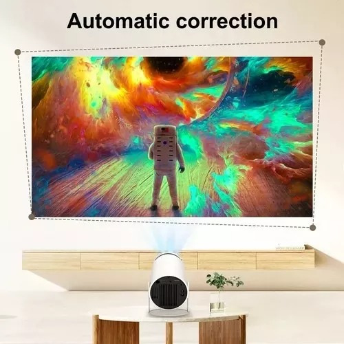 Proyector Mini Smart Tv Hdmi, Android, Ios Ultra4k Color Bla