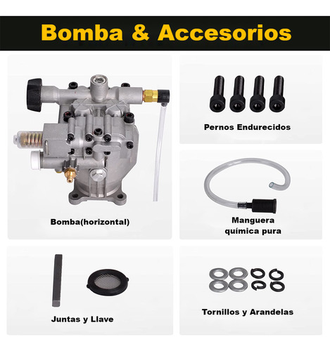 Bomba Para Hidrolavadora 3200psi Eje 3/4'' Horizontal