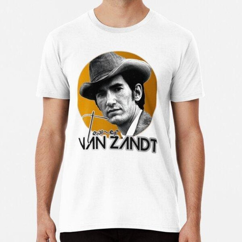 Remera Townes Van Zandt Oro Tributo Clásico Algodon Premium