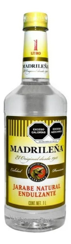 Jarabe Natural Madrileña Endulzante De 1 Litro