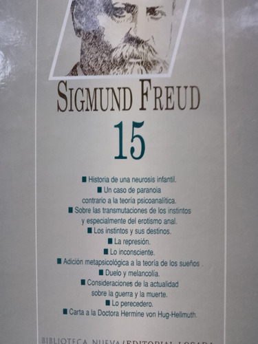 Obras Completas Freud Tomo 15 Losada Biblioteca Nueva 