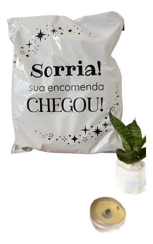Saquinho De Correio Já Personalizado C/ Logo 32 X 40 25 Und