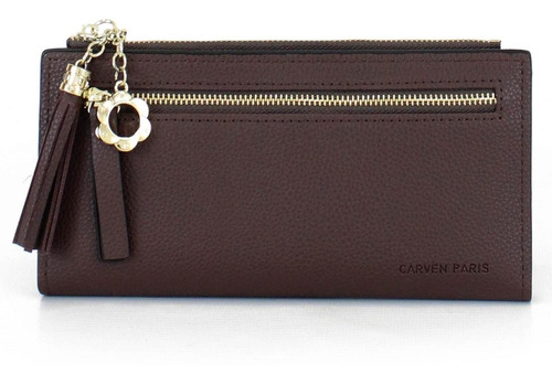 Billetera De Mujer Chloe Café Carven