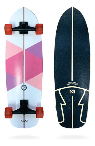 Skate Simulador De Surf Nitrosk8 Surf Roxy 32 `x 10`