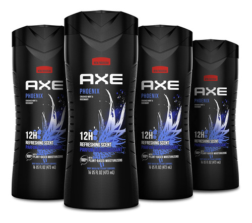 Axe Phoenix - Gel De Ducha De Aroma Refrescante Para Hombre,