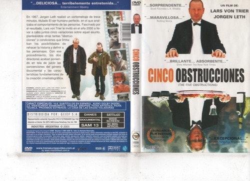 Cinco Obstrucciones - Dvd Original - Buen Estado