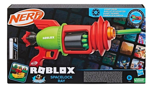 Lanzador Nerf Roblox Spacelock Ray 8 Dardos